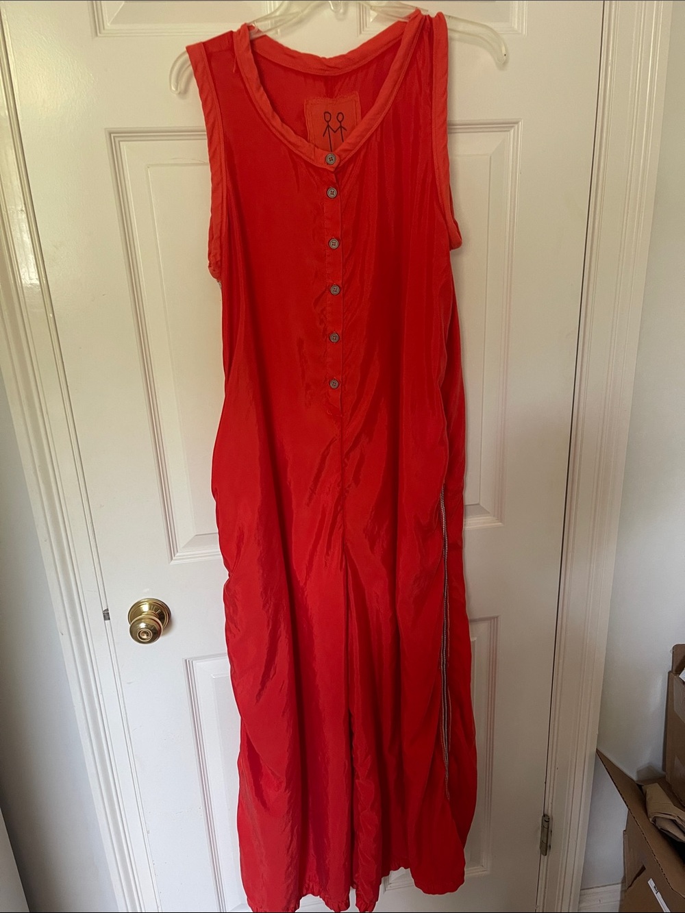 Red Sleeveless jumpsuit from Johnny Was Pete and Greta